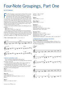 Musical scales / Chromaticism / Music theory / Seventh chords / Chord / Four note group / Lydian augmented scale / Sixth chord / Musical mode / Music / Harmony / Chords