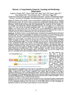 Pharmaceutical industry / Research / Health / Clinical research coordinator / Translational research / Fred Hutchinson Cancer Research Center / Cooperative Human Tissue Network / Medicine / Cancer organizations / Clinical research