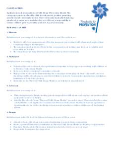 Family therapy / Abuse / Preventive medicine / National Association for Prevention of Child Abuse and Neglect / Medicine / Child abuse / Crimes