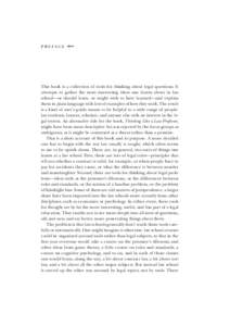 Preface  0 This book is a collection of tools for thinking about legal questions. It attempts to gather the most interesting ideas one learns about in law