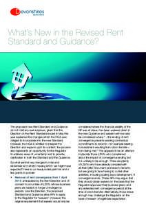 evonshires solicitors What’s New in the Revised Rent Standard and Guidance?