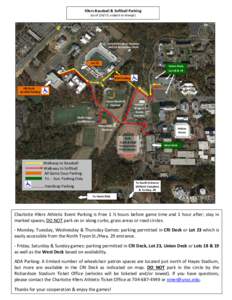 49ers Baseball & Softball Parking (as of[removed], subject to change) Jerry Richardson Stadium McColl-Richardson Field