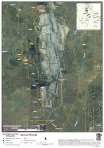 Goonyella Riverside mine and release points location map