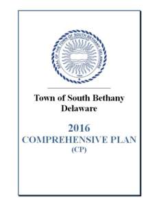 SOUTH BETHANY COMPREHENSIVE PLAN July  SOUTH BETHANY COMPREHENSIVE PLAN