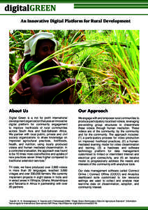 An Innovative Digital Platform for Rural Development  About Us Our Approach