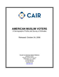 AMERICAN-MUSLIM RESEARCH CENTER (ARC)	