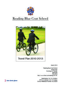 Travel Plan[removed]March 2010 Reading Blue Coat School