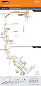 City to Mitcham Station via Doncaster Rd Route 907  Springvale Rd