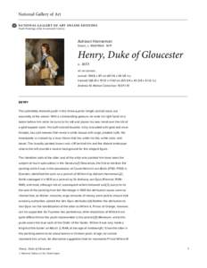 Henry, Duke of Gloucester