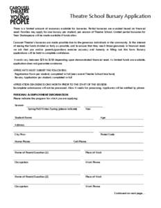 Microsoft Word - Theatre School Bursary Application.docx