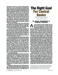 2col:QXPqxp:26 PM Page 36  environment for months,” says Cotton’s campaign manager, Justin brasell. Just as Cotton announced his candidacy last august, Pryor put out a negative ad that accuse