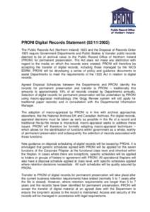 Microsoft Word - Digital Records Statement.doc