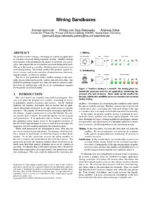 Mining Sandboxes Konrad Jamrozik ·  Philipp von Styp-Rekowsky