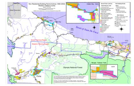 % Neah Bay U Non-Residential Building Permit Activity[removed]Western Clallam County