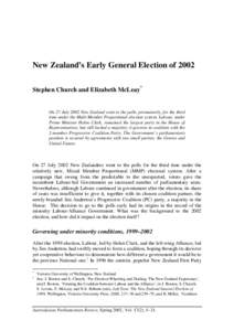 Green political parties / Jim Anderton / Alliance / New Zealand First / Australian Greens / New Zealand House of Representatives / Winston Peters / Green Party of Aotearoa New Zealand / Coalition government / Politics of New Zealand / Government of New Zealand / Politics