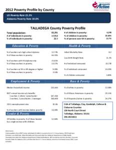 Sociology / Labor economics / Health insurance coverage in the United States / Healthcare reform in the United States / Insurance in the United States / Talladega /  Alabama / Poverty / Talladega County /  Alabama / Unemployment / Geography of Alabama / Economics / Socioeconomics