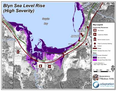 BAY R D Blyn Sea Level Rise (High Severity) Sequim