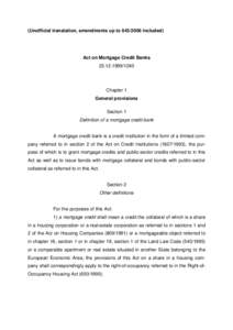 Economics / Mortgage-backed security / Mortgage industry of the United States / Banks / Commercial bank / Mortgage loan / Collateral / Collateral management / Subprime crisis background information / Financial economics / United States housing bubble / Finance