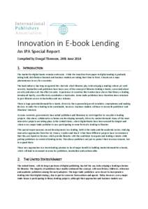 Microsoft Word - Innovation in E-book Lending.docx