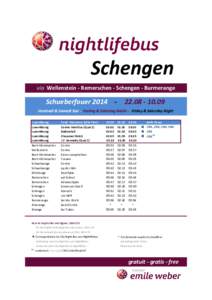 Schengen via Wellenstein - Remerschen - Schengen - Burmerange Schueberfouer[removed]10.09