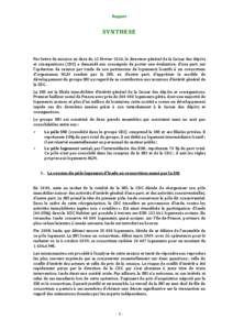 Rapport  SYNTHESE Par lettre de mission en date du 12 février 2014, le directeur général de la Caisse des dépôts et consignations (CDC) a demandé aux soussignés de porter une évaluation, d’une part, sur