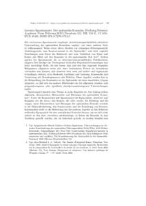 Plekos 15,2013,63–67 – http://www.plekos.uni-muenchen.de/2013/r-sguaitamatti.pdf  63 Lorenzo Sguaitamatti: Der sp¨atantike Konsulat. Freiburg/Schweiz: Academic Press FribourgParadosis 53). XII, 314 S., 12 Abb
