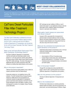 West Coast Collaborative - Grant Factsheet