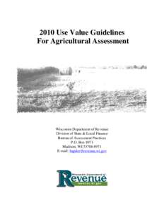 2010 Use Value Guidelines for Agricultural Land Assessment