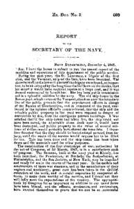 1Vx.:Doc. No. 1I  REPORT OF THIE  SECRETARY OF THE NAVY,