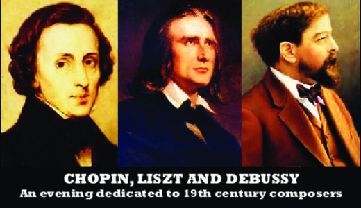 CHOPIN, LISZT AND DEBUSSY An evening dedicated to 19th century composers The Hungarian Information and Cultural Centre in cooperation with the Dagar Brothers Memorial Trust
