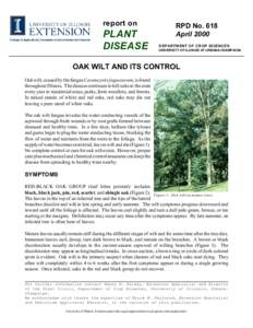 report on  PLANT DISEASE  RPD No. 618