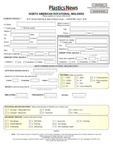 Print Form Print and fax to[removed]Submit by Email  NORTH AMERICAN ROTATIONAL MOLDERS