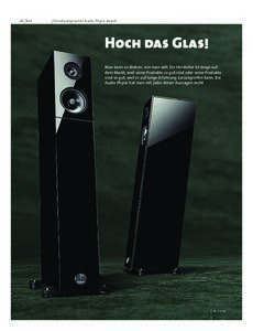 Audio Physic AVANTI – Hoch das Glas!