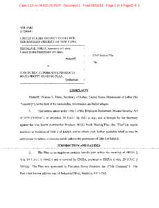 Case 1:13-cv[removed]JG-RER Document 1 Filed[removed]Page 1 of 4 PageID #: 1  SOL:SMG[removed]UNITED STATES DISTRICT COURT FOR THE EASTERN DISTRICT OF NEW YORK