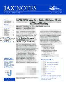 JAX NOTES issue 521, Spring 2011