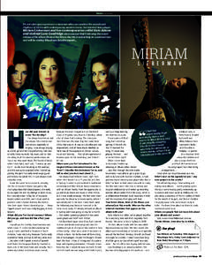 focusinterview.  It’s not often you experience a musician who can combine the sounds and rhythms of Africa with contemporary western music, but talented kora player  Miriam Lieberman and her contemporaries cellist Kate