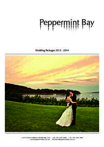 Wedding Packages[removed]jennifer skabo photography » 3435 Channel Highway Woodbridge 7162 » www.peppermintbay.com.au»