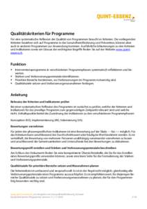 Microsoft Word - Qualitaetskriterien_Programme_11.doc