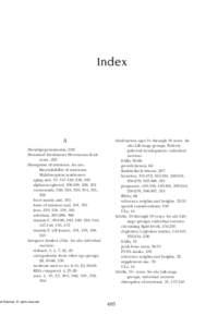 Index  A Abetalipoproteinemia, 202 Abnormal Involuntary Movements Scale score, 223