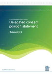 Delegated Consent Position Statement October 2013