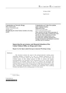 Human trafficking / Organized crime / Counter-terrorism / Crime / Drug control law / United Nations Office on Drugs and Crime / United Nations Convention against Corruption / Commission on Narcotic Drugs / Political corruption / United Nations / Corruption / Law