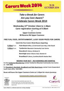 Page 1  Carers Week for Oct Calendar