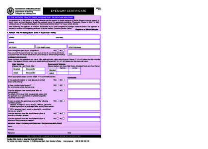 MR204  EYESIGHT CERTIFICATE 11/11