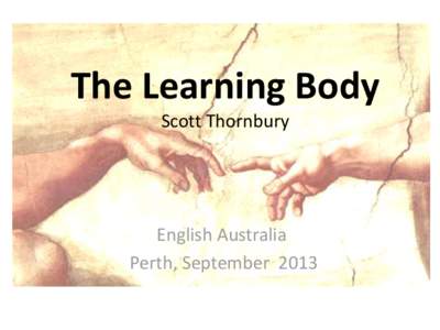 The Learning Body Scott Thornbury