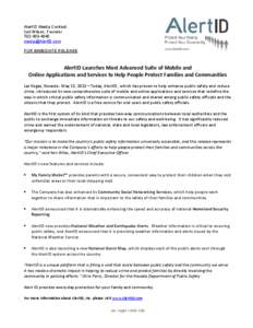 Microsoft Word - AlertID_National Press Release[removed]docx