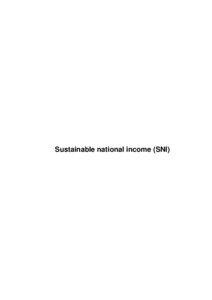 Sustainable national income (SNI)  Sustainable national income (SNI)