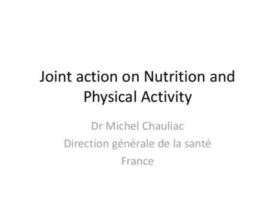 Joint action on nutrition
[removed]Joint action on nutrition