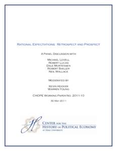 John Muth / Economic theories / New classical macroeconomics / Rational expectations / Tepper School of Business / Robert Lucas /  Jr. / Efficient-market hypothesis / Neil Wallace / Franco Modigliani / Economics / Macroeconomics / Fellows of the Econometric Society