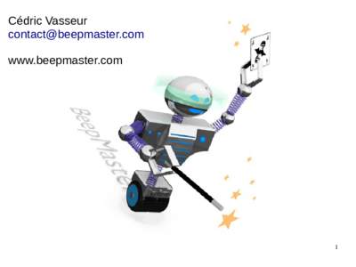 Cédric Vasseur  www.beepmaster.com 1