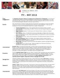 FYI – MAY 2013 Civic Engagem ent Grants